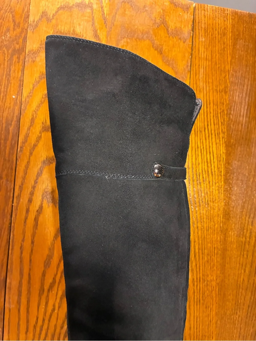 Nalini Italy Made Over-the-Knee Pointed Toe Black Suede Boots EU 38.5 US 8-8.5